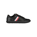 Tommy Hilfiger Black Leather Men Sneaker - GET THE BRAND
