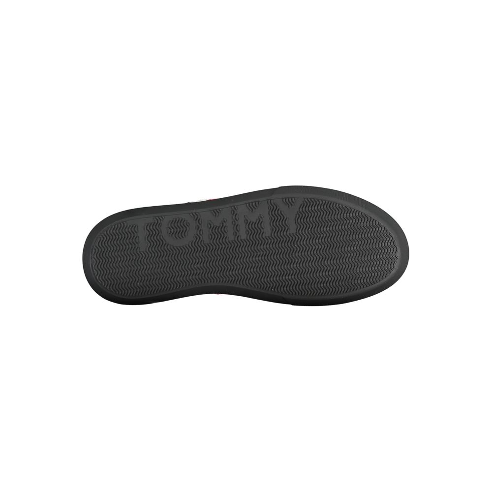 Tommy Hilfiger Black Leather Men Sneaker - GET THE BRAND