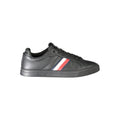Tommy Hilfiger Black Leather Men Sneaker - GET THE BRAND