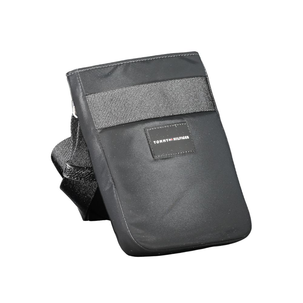 Tommy Hilfiger Black Polyester Men's Shoulder Bag - GET THE BRAND