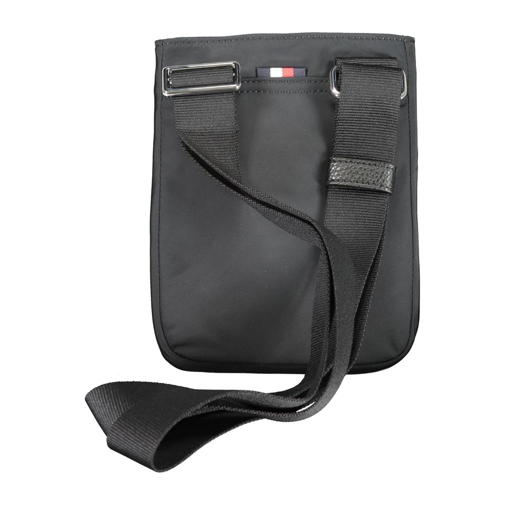 Tommy Hilfiger Black Polyester Men's Shoulder Bag - GET THE BRAND