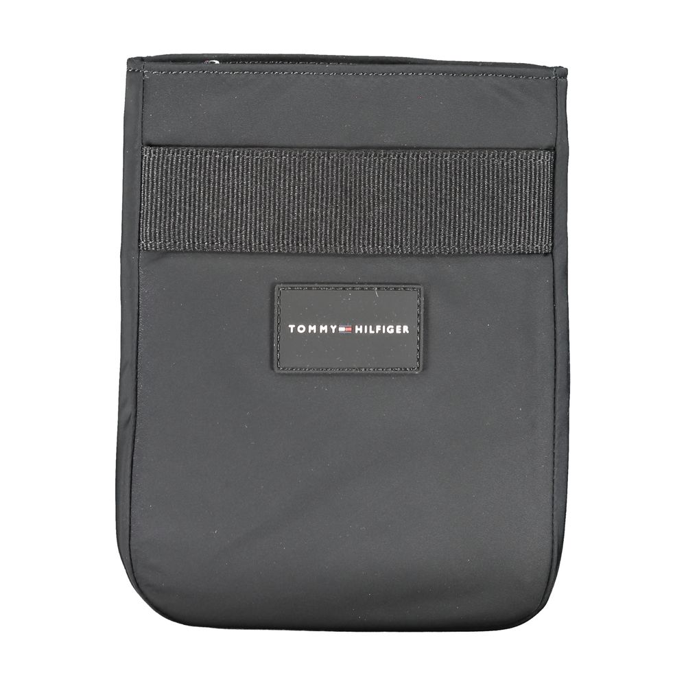 Tommy Hilfiger Black Polyester Men's Shoulder Bag - GET THE BRAND