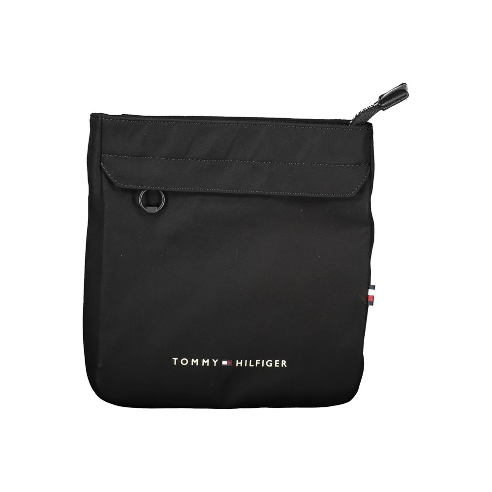 Tommy Hilfiger Black Polyester Men's Shoulder Bag - GET THE BRAND