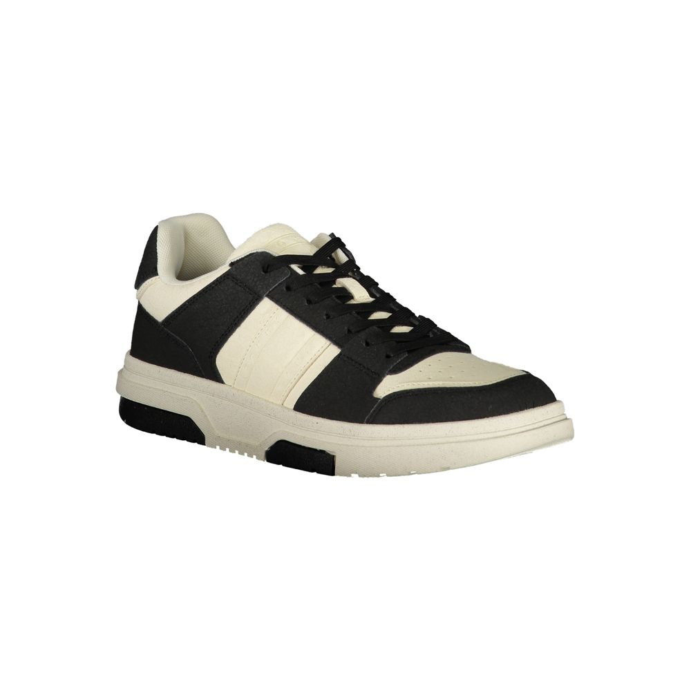 Tommy Hilfiger Black Polyester Men's Sneaker - GET THE BRAND