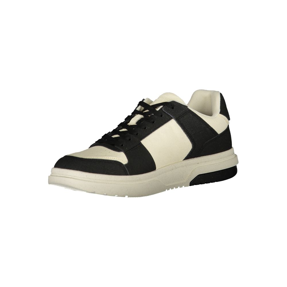 Tommy Hilfiger Black Polyester Men's Sneaker - GET THE BRAND