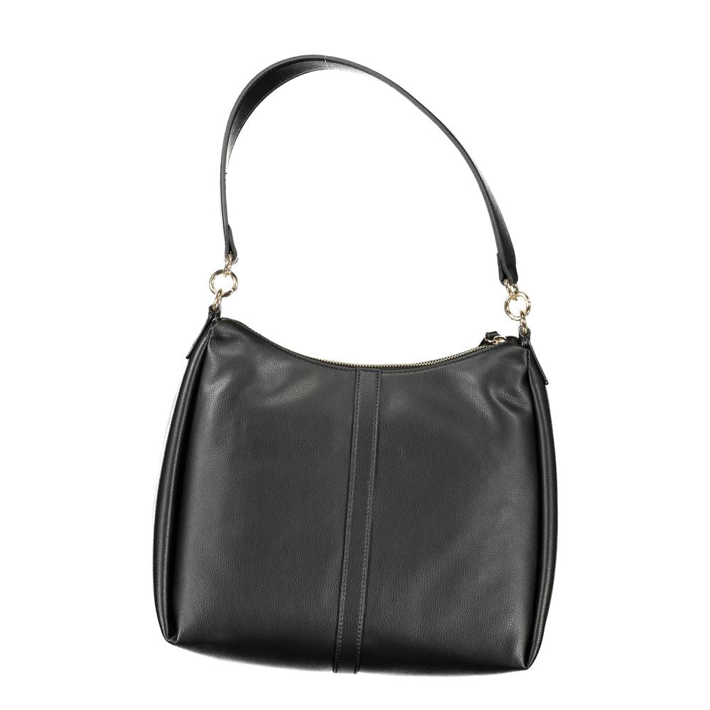 Tommy Hilfiger Black Polyester Women Shoulder Bag - GET THE BRAND