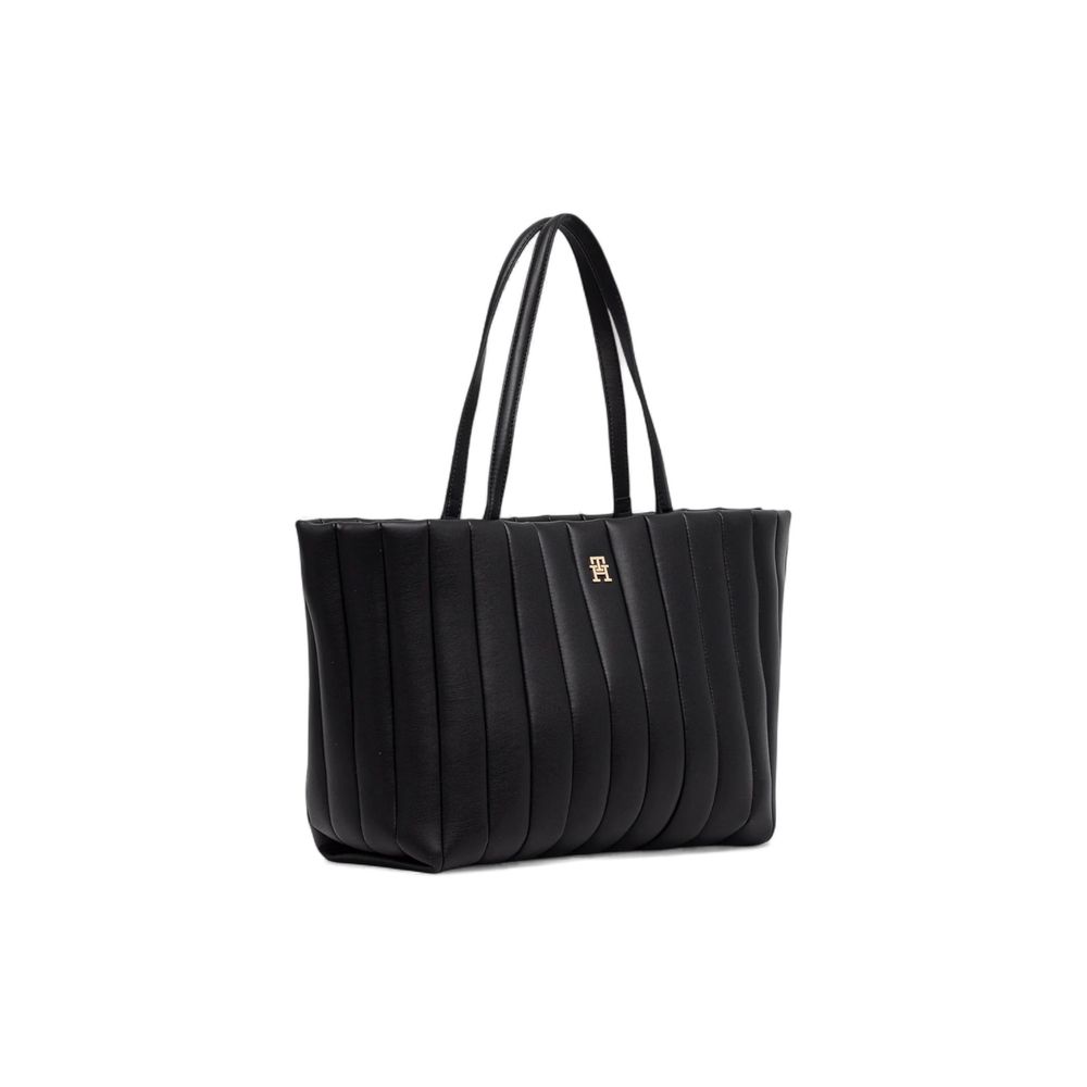 Tommy Hilfiger Black Polyethylene Handbag - GET THE BRAND