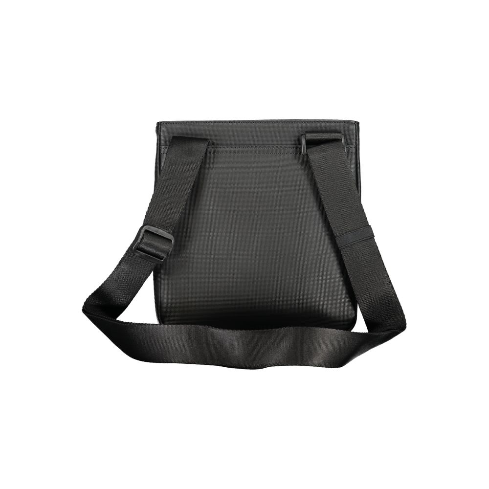 Tommy Hilfiger Black Polyurethane Men Shoulder Bag - GET THE BRAND
