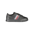 Tommy Hilfiger Black Polyurethane Men Sneaker - GET THE BRAND