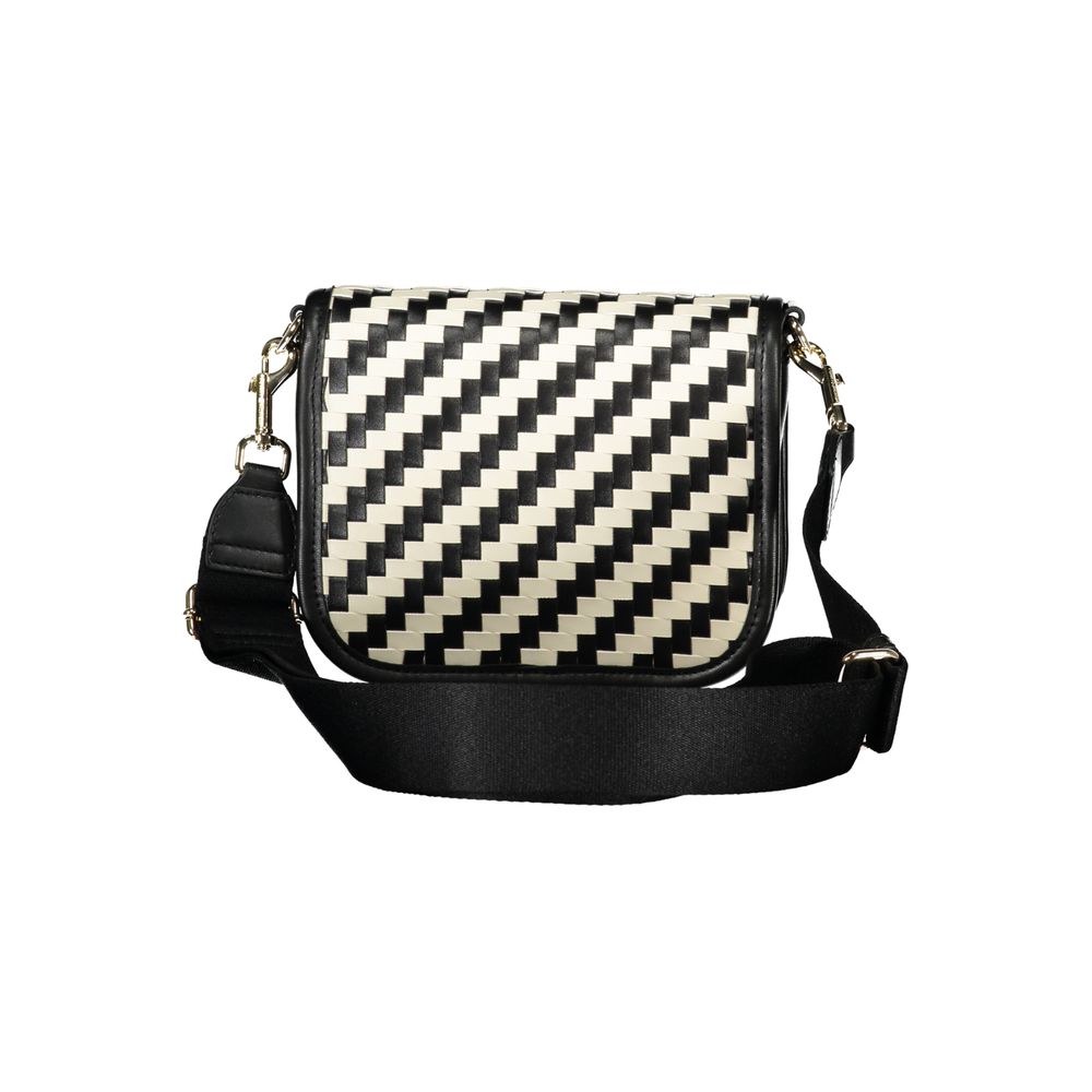 Tommy Hilfiger Black Polyurethane Women Handbag - GET THE BRAND