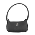 Tommy Hilfiger Black Polyurethane Women Handbag - GET THE BRAND