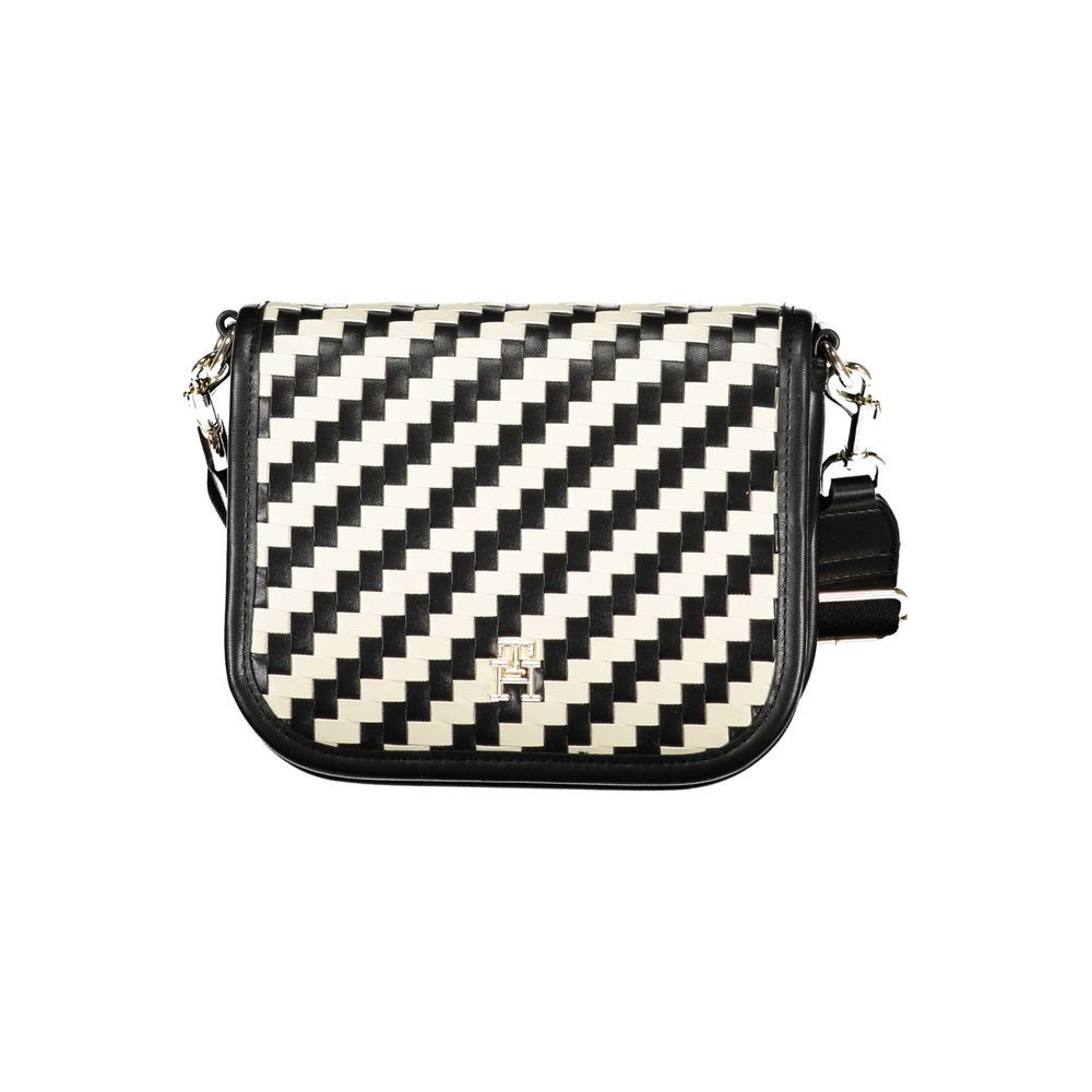 Tommy Hilfiger Black Polyurethane Women Handbag - GET THE BRAND
