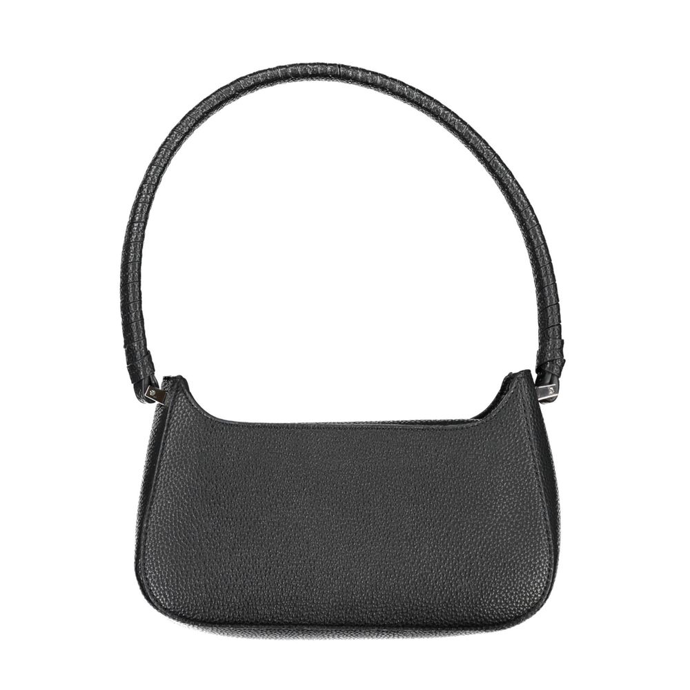 Tommy Hilfiger Black Polyurethane Women Handbag - GET THE BRAND