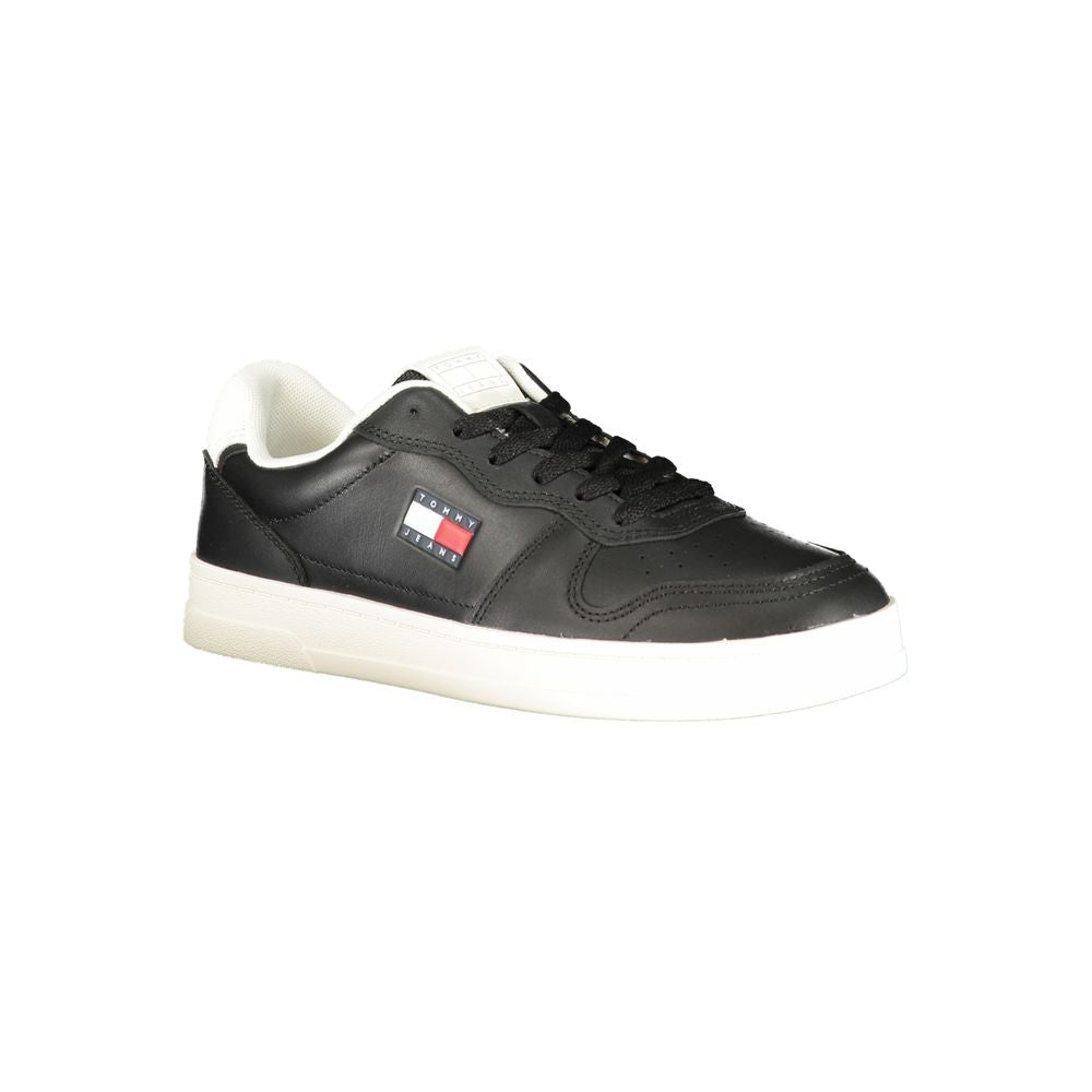 Tommy Hilfiger Black Polyurethane Women Sneaker - GET THE BRAND