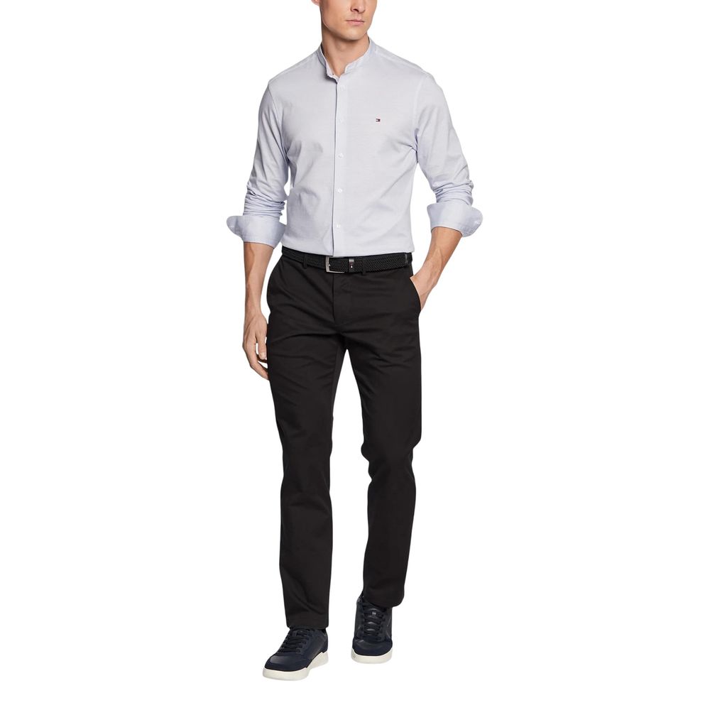 Tommy Hilfiger Black Recycled Cotton Casual Pants - GET THE BRAND