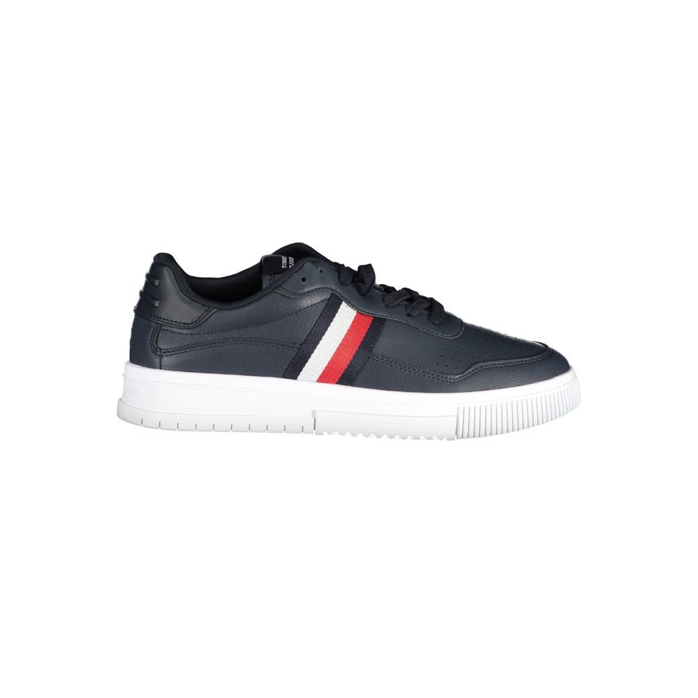 Tommy Hilfiger Blu Leather Men Sneaker - GET THE BRAND