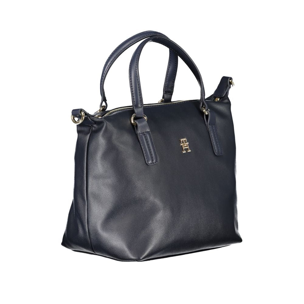 Tommy Hilfiger Blu Polyester Women Handbag - GET THE BRAND