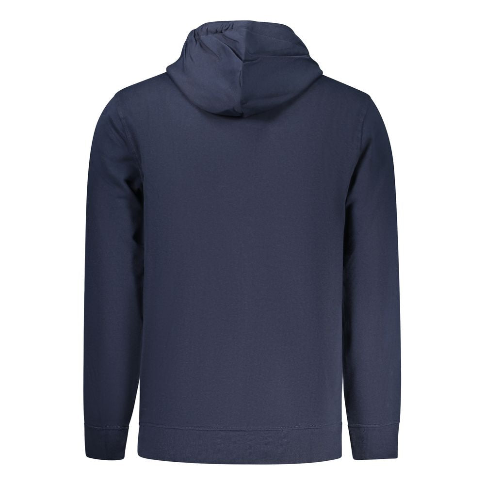 Tommy Hilfiger Blue Cotton Men Hoodie - GET THE BRAND