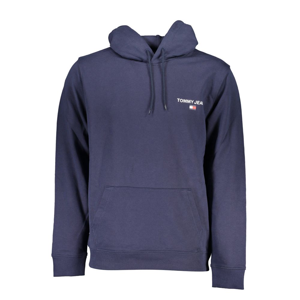 Tommy Hilfiger Blue Cotton Men Hoodie - GET THE BRAND