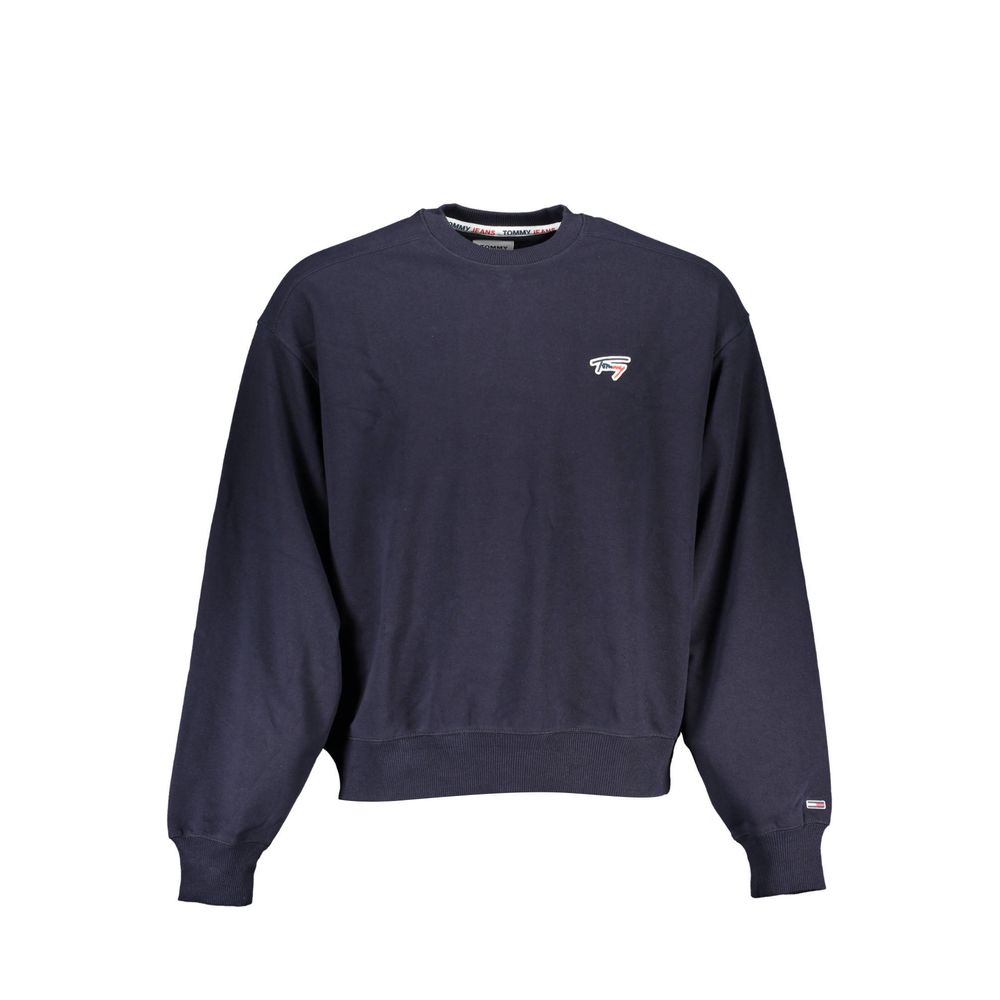 Tommy Hilfiger Blue Cotton Men Sweatshirt - GET THE BRAND