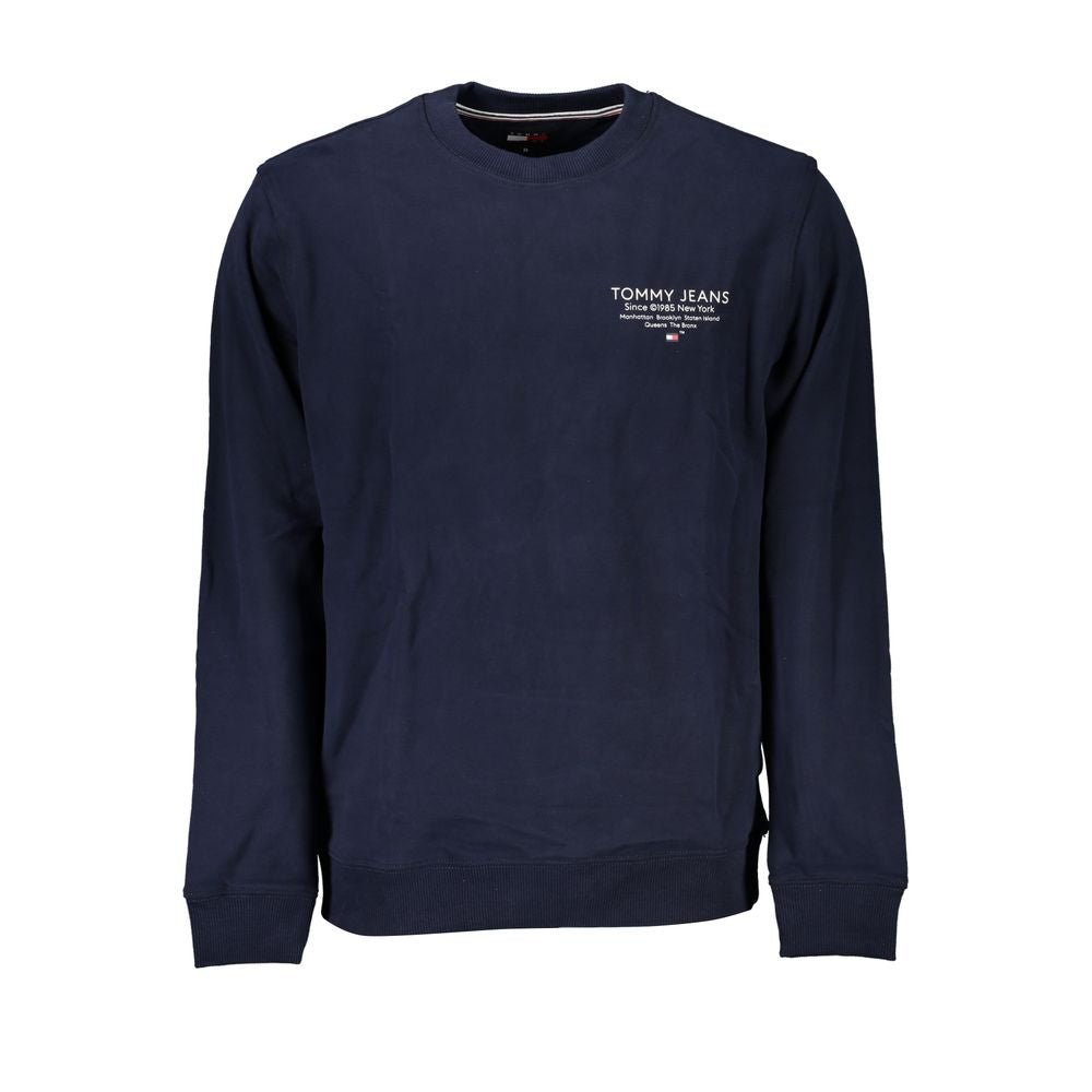 Tommy Hilfiger Blue Cotton Men Sweatshirt - GET THE BRAND