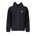 Tommy Hilfiger Blue Cotton Men's Hooded Sweatshirt - GET THE BRAND