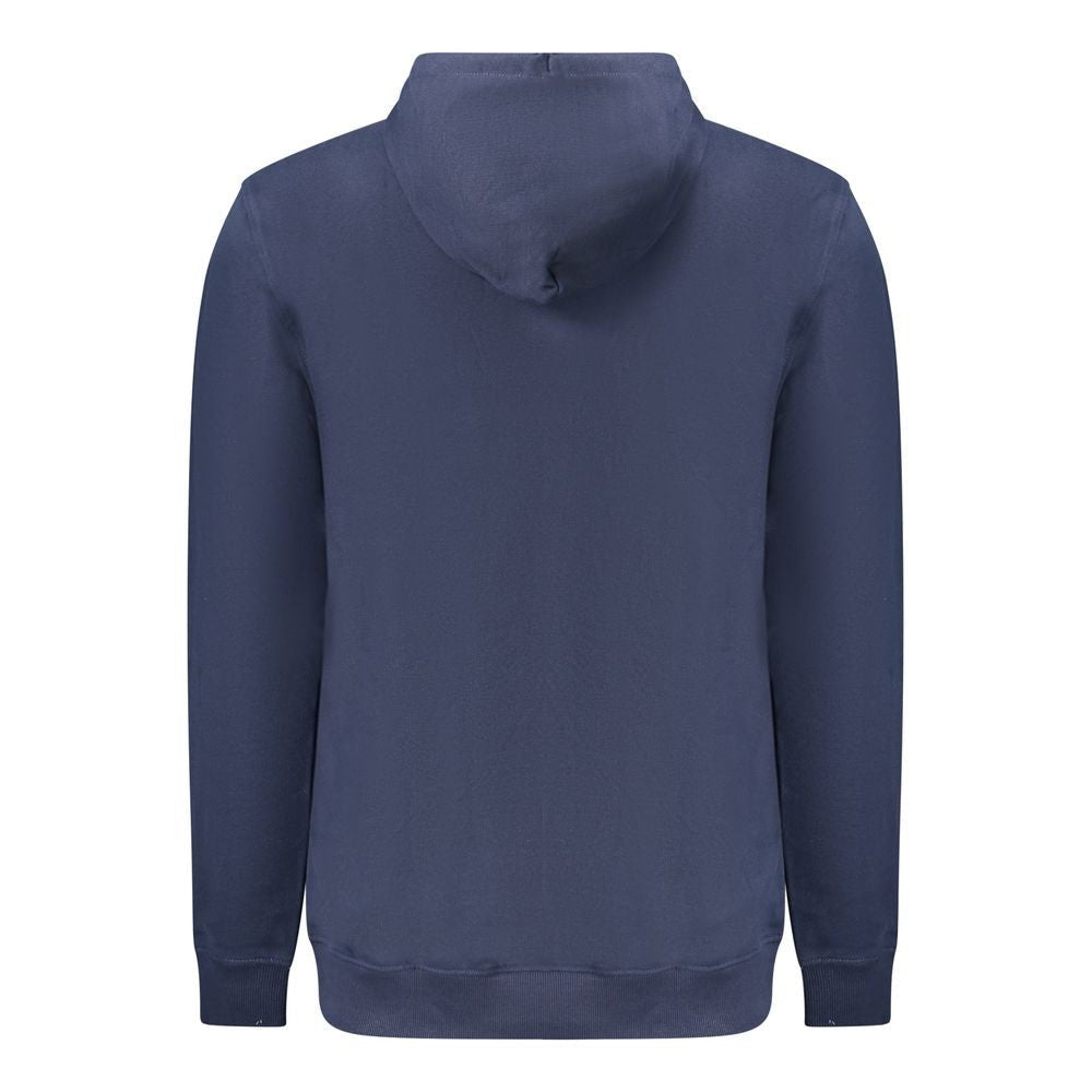 Tommy Hilfiger Blue Cotton Men's Hooded Sweatshirt - GET THE BRAND