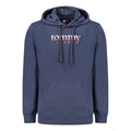 Tommy Hilfiger Blue Cotton Men's Hooded Sweatshirt - GET THE BRAND
