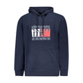 Tommy Hilfiger Blue Cotton Men's Hoodie - GET THE BRAND