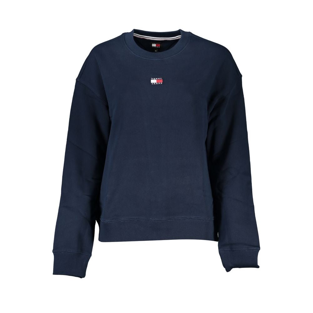 Tommy Hilfiger Blue Cotton Women Sweatshirt - GET THE BRAND