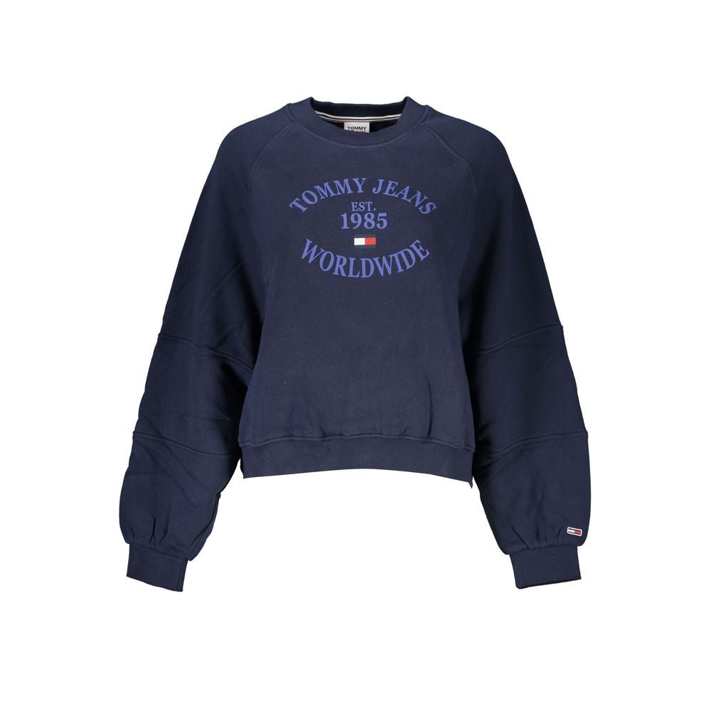 Tommy Hilfiger Blue Cotton Women Sweatshirt - GET THE BRAND