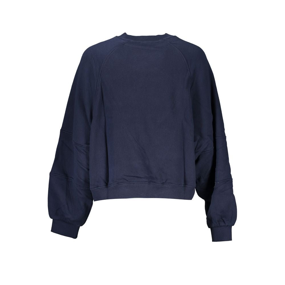 Tommy Hilfiger Blue Cotton Women Sweatshirt - GET THE BRAND