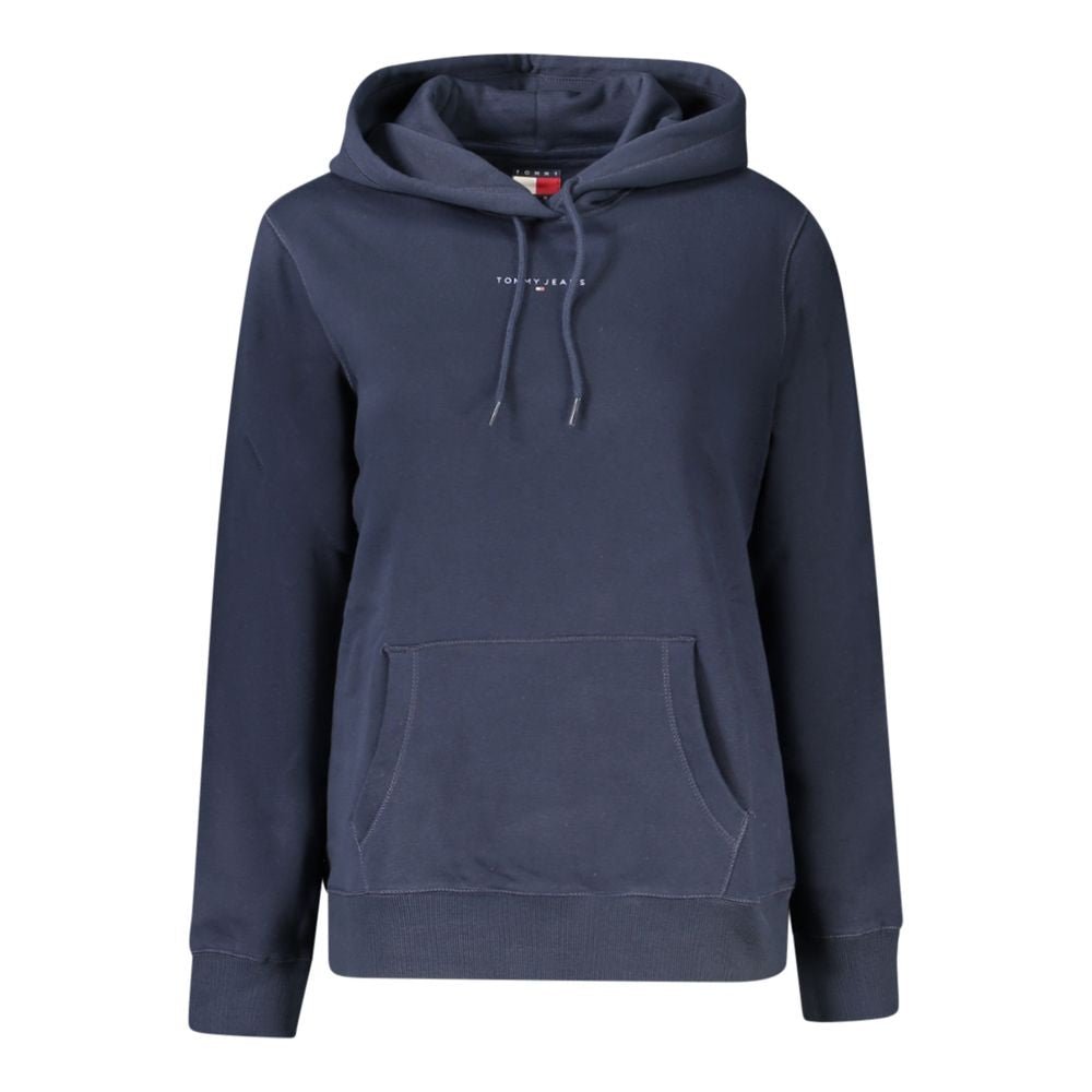 Tommy Hilfiger Blue Cotton Women's Hoodie - GET THE BRAND