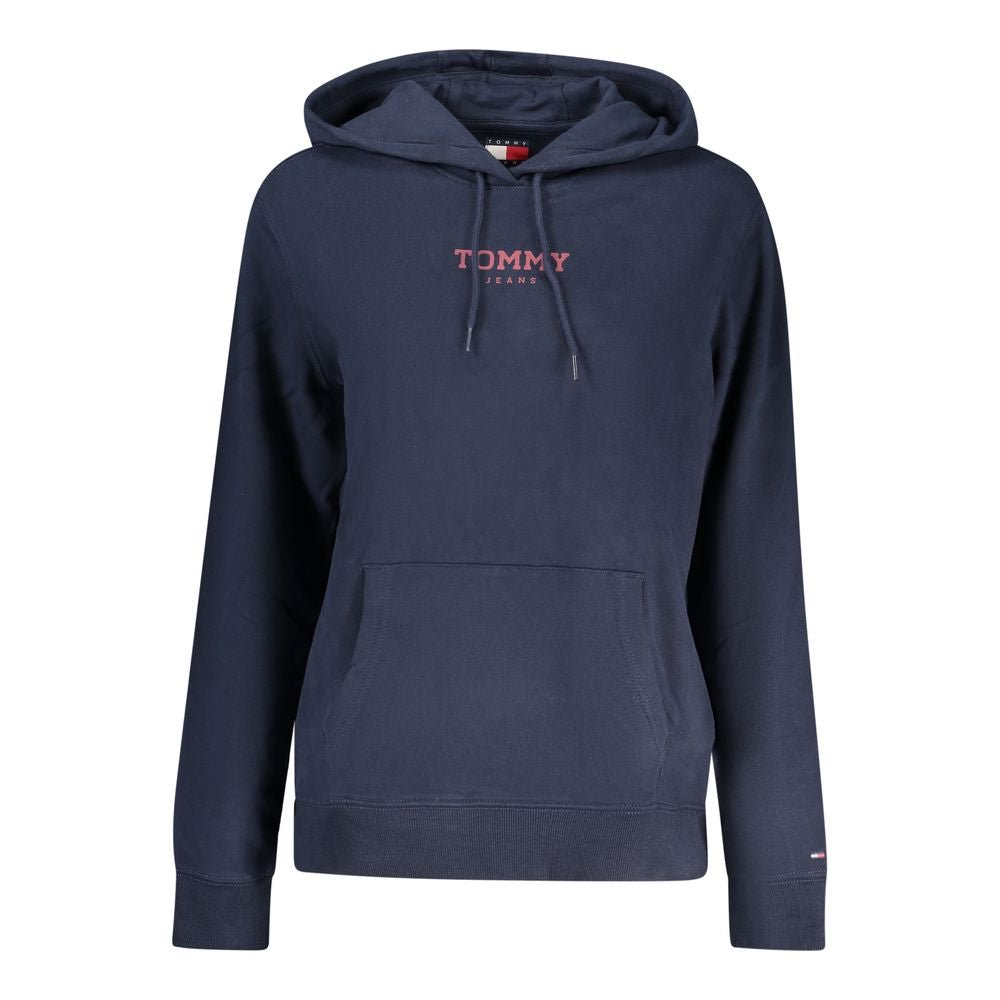 Tommy Hilfiger Blue Cotton Women's Hoodie - GET THE BRAND