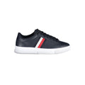 Tommy Hilfiger Blue Leather Men Sneaker - GET THE BRAND