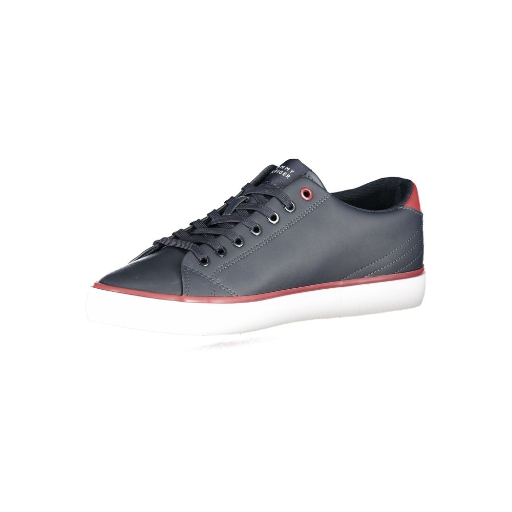 Tommy Hilfiger Blue Polyurethane Men Sneaker - GET THE BRAND