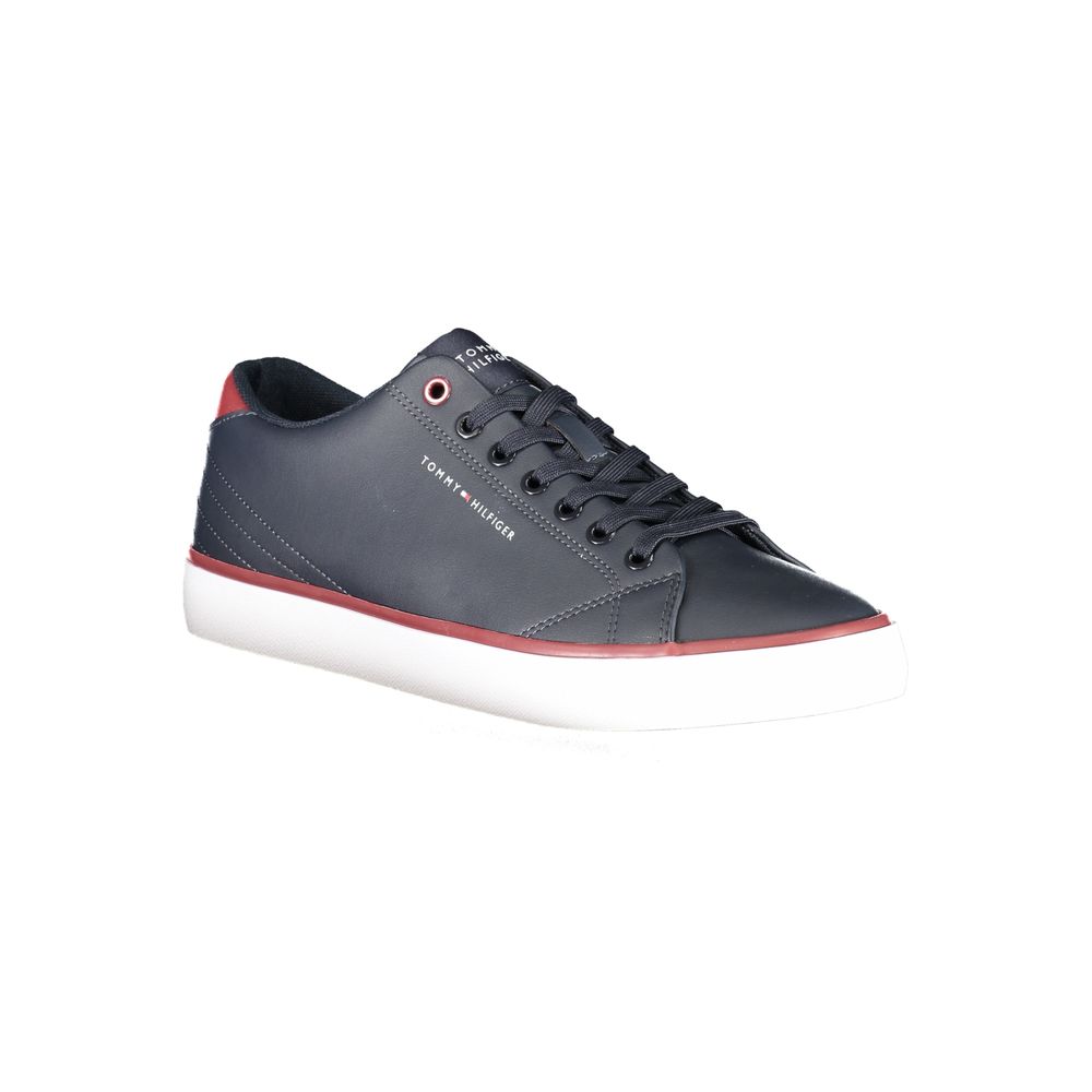 Tommy Hilfiger Blue Polyurethane Men Sneaker - GET THE BRAND