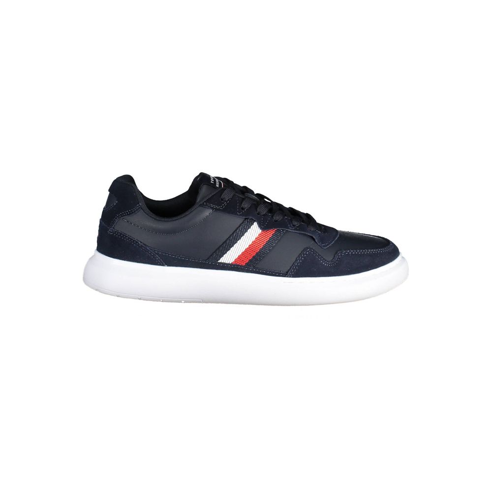 Tommy Hilfiger Blue Polyurethane Men Sneaker - GET THE BRAND