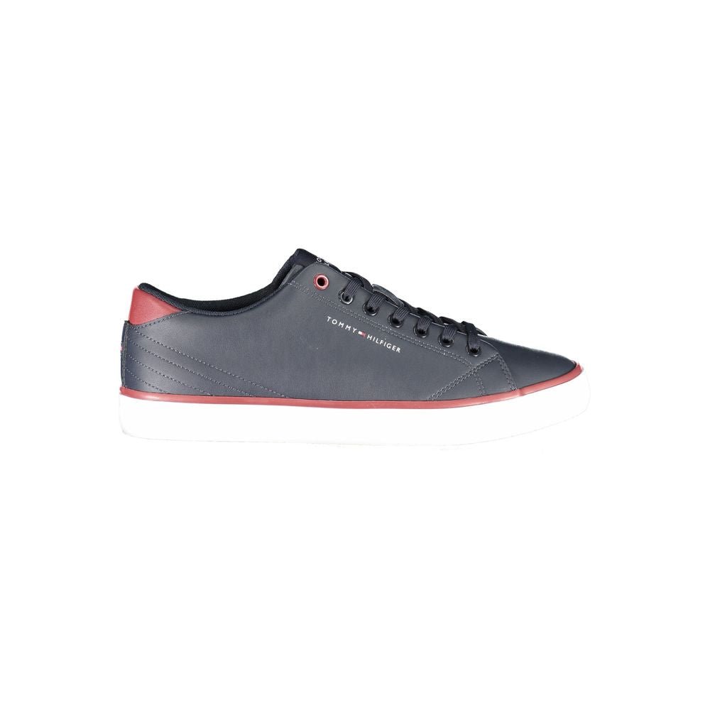 Tommy Hilfiger Blue Polyurethane Men Sneaker - GET THE BRAND