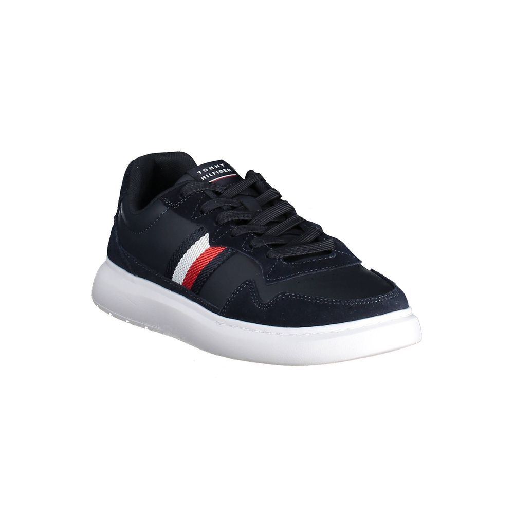 Tommy Hilfiger Blue Polyurethane Men Sneaker - GET THE BRAND