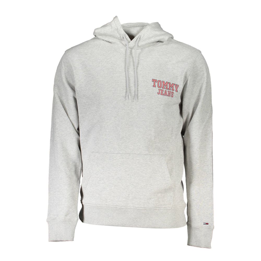 Tommy Hilfiger Grigio Cotton Men's Hoodie - GET THE BRAND