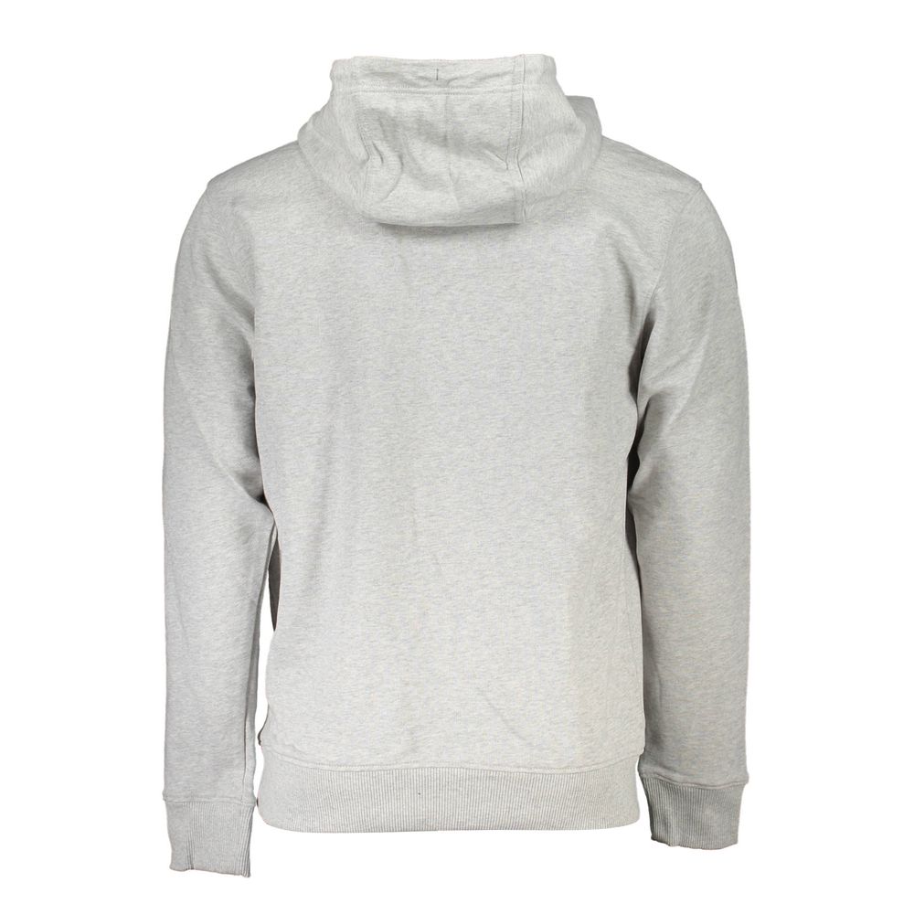 Tommy Hilfiger Grigio Cotton Men's Hoodie - GET THE BRAND
