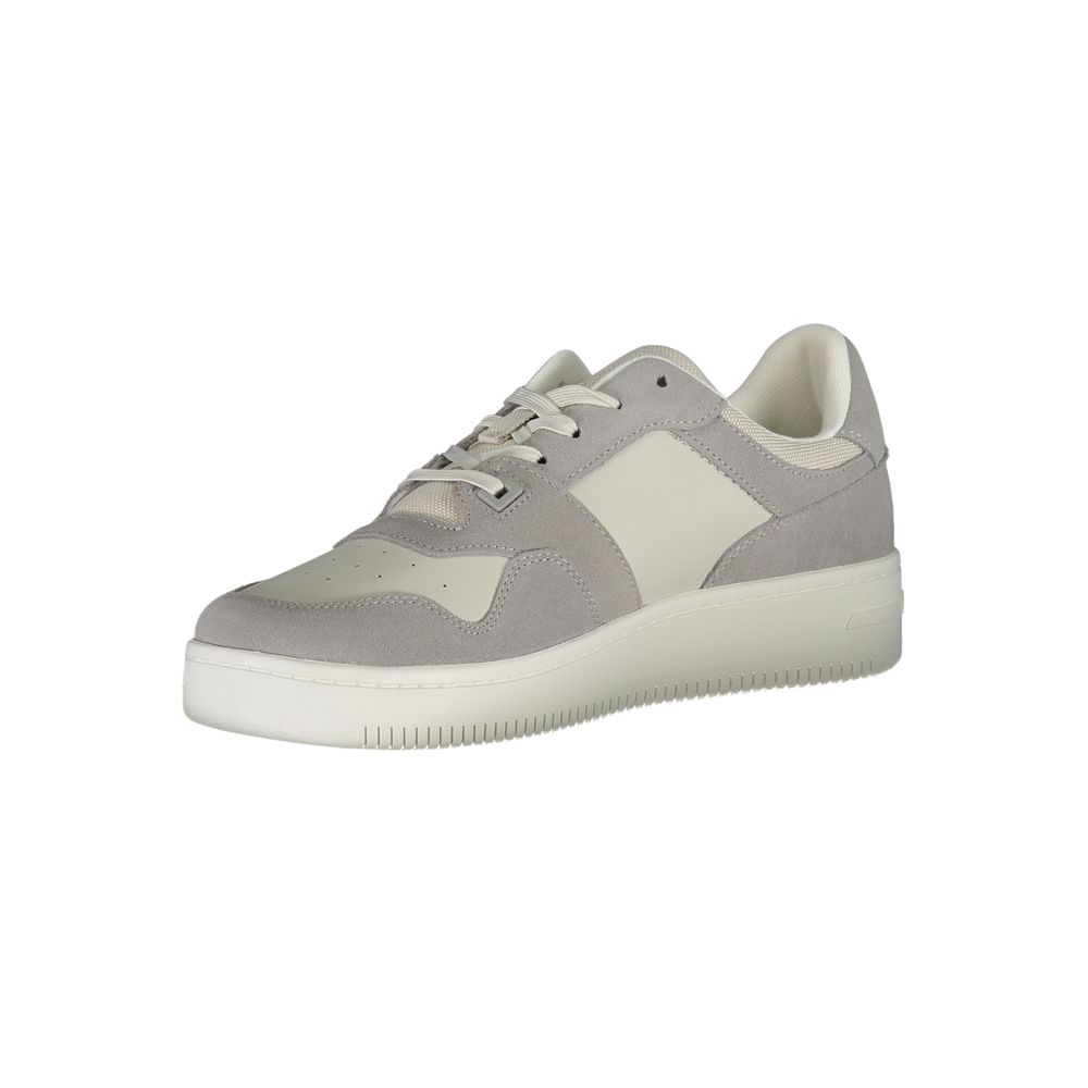 Tommy Hilfiger Grigio Pelle Men Sneaker - GET THE BRAND