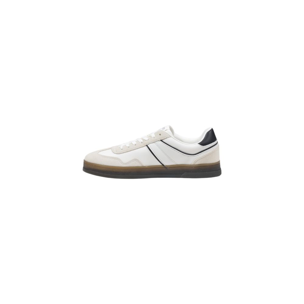 Tommy Hilfiger Jeans Black Leather Low Top Sneakers - GET THE BRAND
