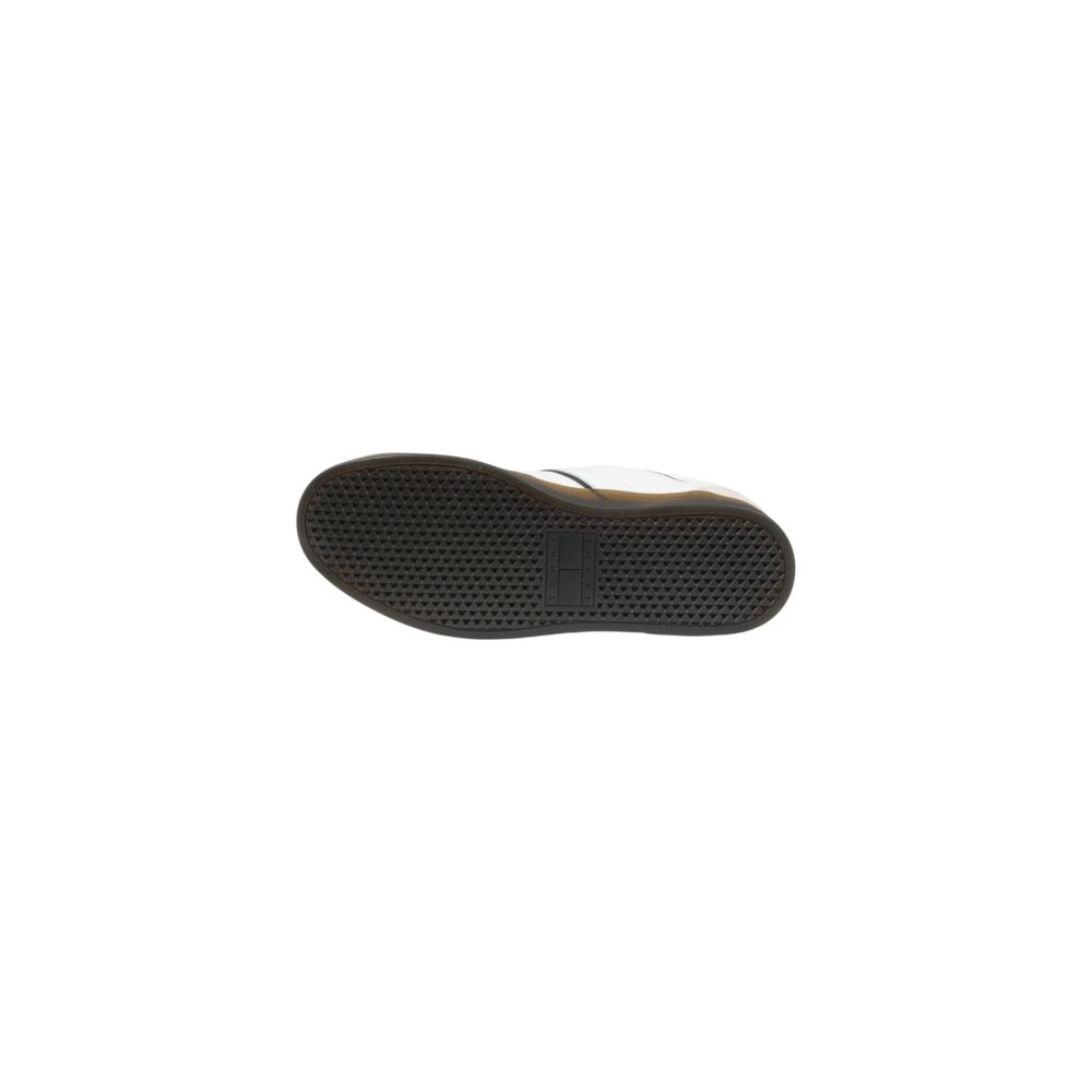 Tommy Hilfiger Jeans Black Leather Low Top Sneakers - GET THE BRAND