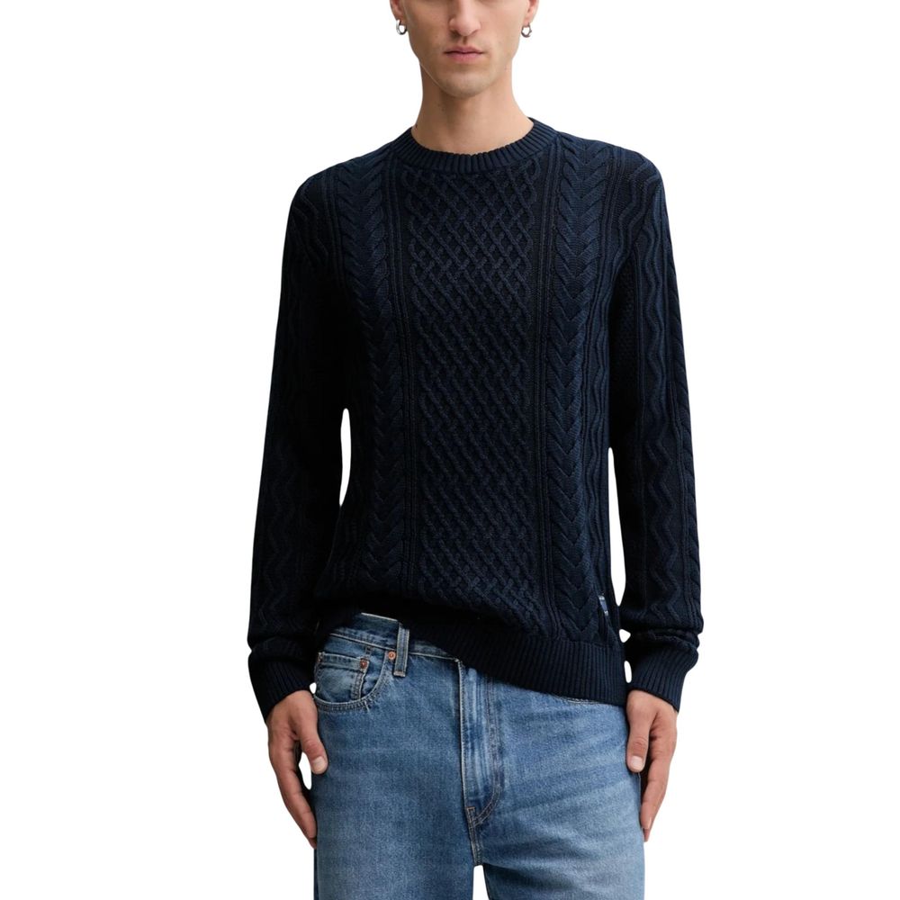 Tommy Hilfiger Jeans Blue Recycled Cotton Sweatshirt - GET THE BRAND