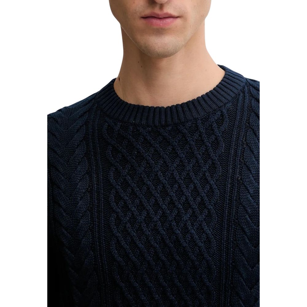 Tommy Hilfiger Jeans Blue Recycled Cotton Sweatshirt - GET THE BRAND