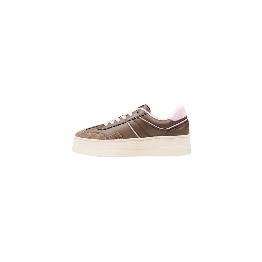 Tommy Hilfiger Jeans Brown Artificial Leather Sneakers - GET THE BRAND