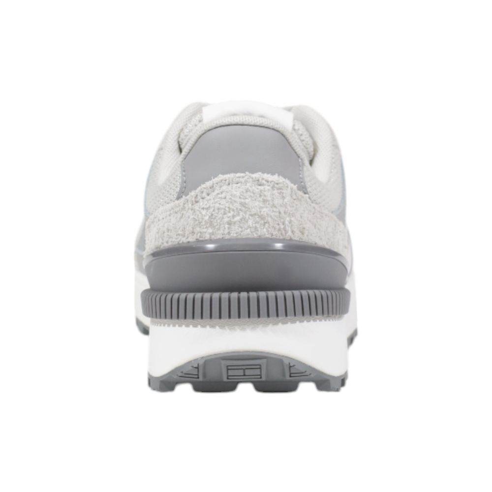 Tommy Hilfiger Jeans Gray Suede Leather Athletic Sneakers - GET THE BRAND