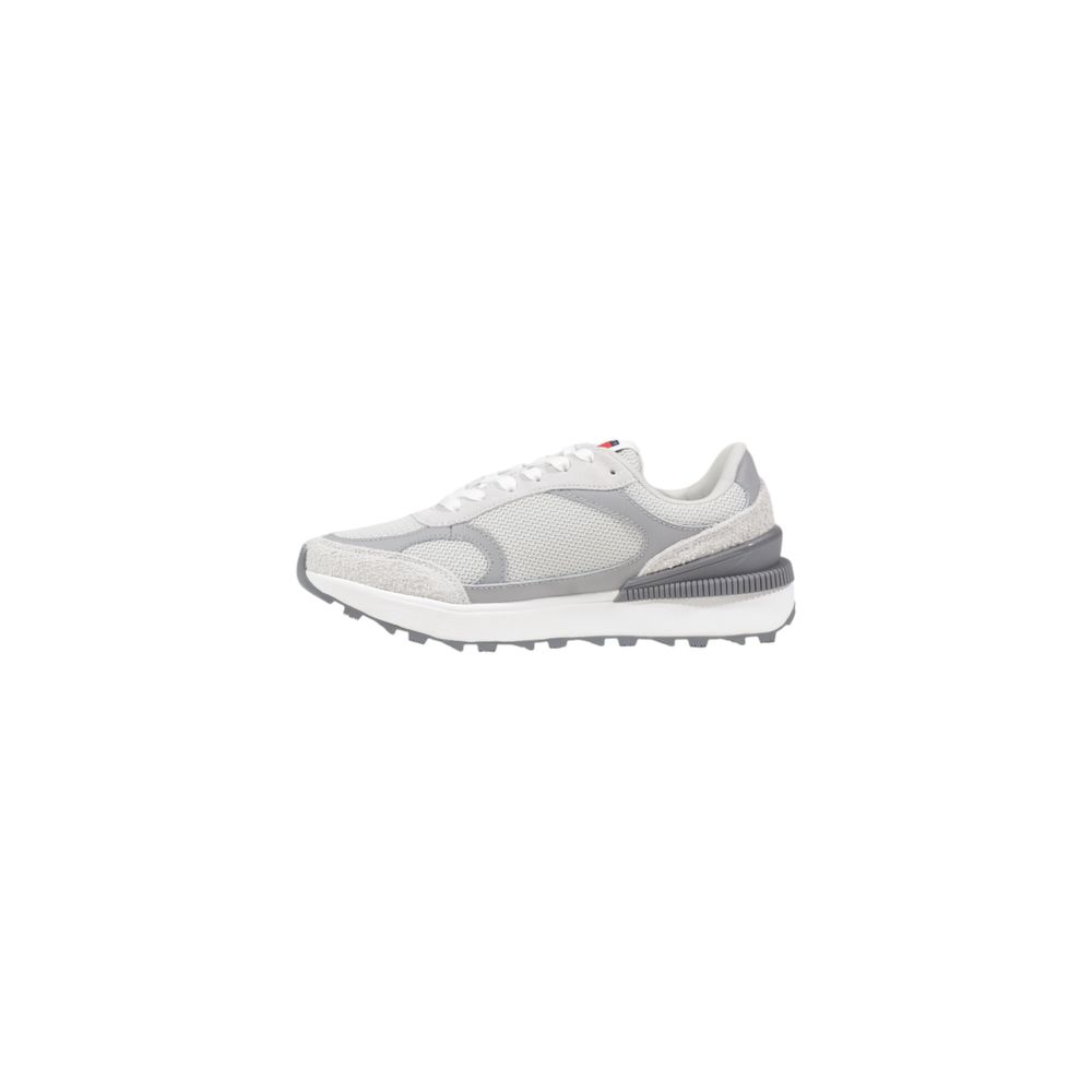 Tommy Hilfiger Jeans Gray Suede Leather Athletic Sneakers - GET THE BRAND